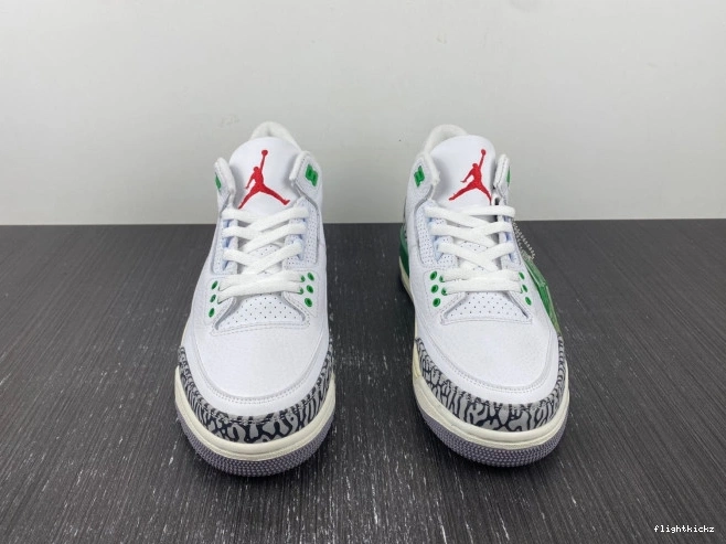 CK9246-136 3 Jordan Retro (W) Green Lucky 0822